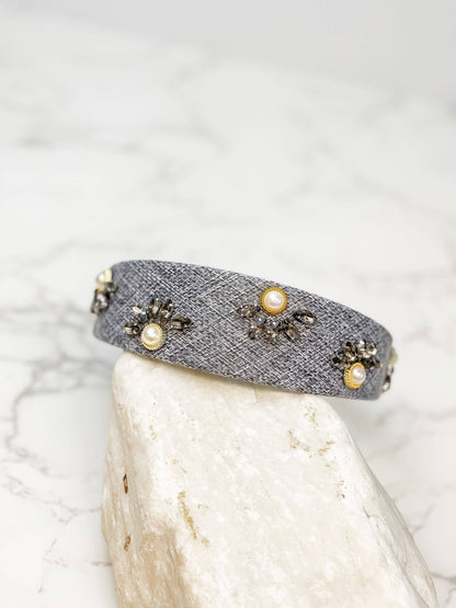 Pearl Flower Headband