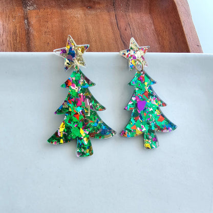 Christmas Tree Earrings