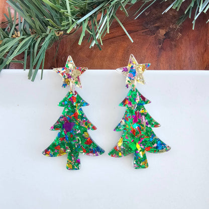 Christmas Tree Earrings