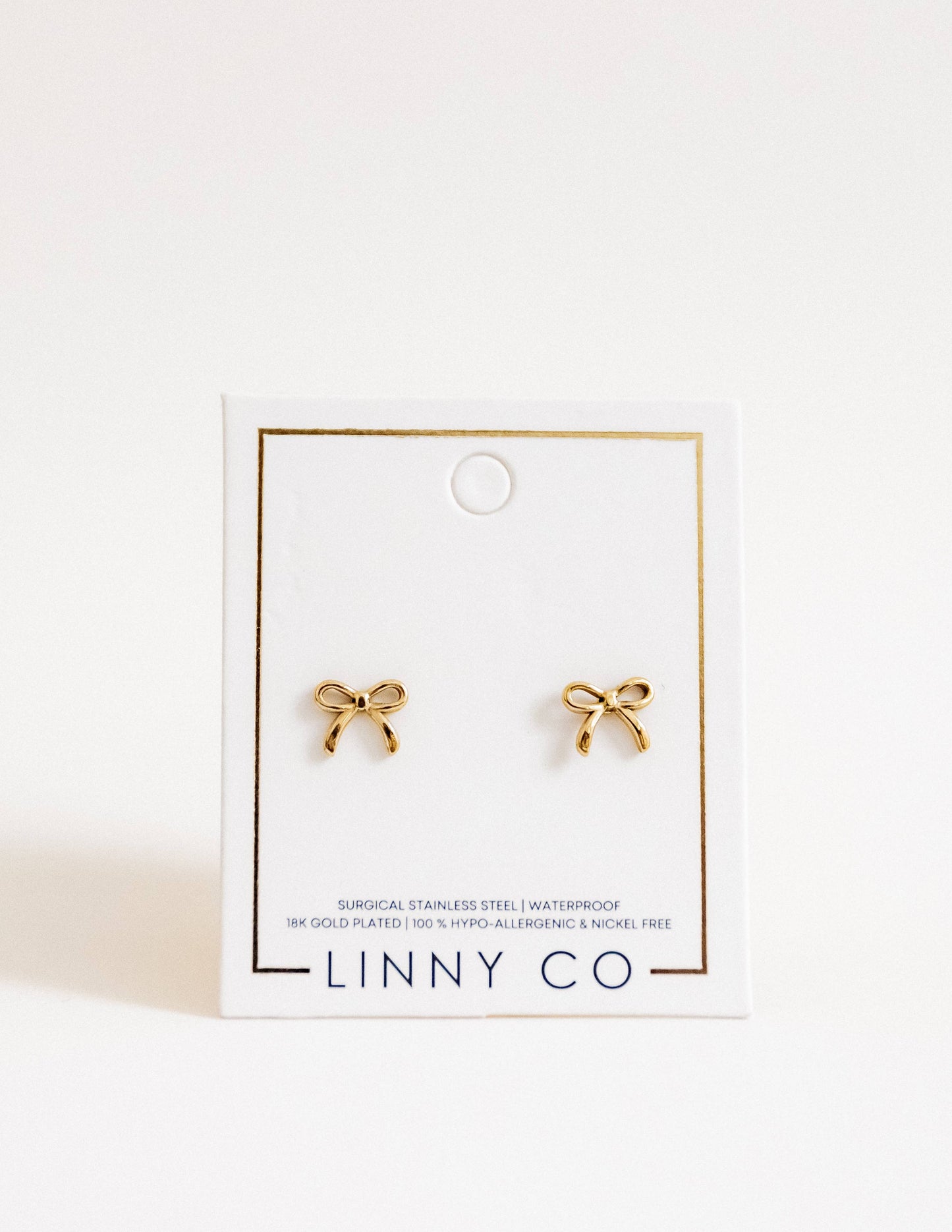 Screwback Stud Earrings - Sadie - Gold