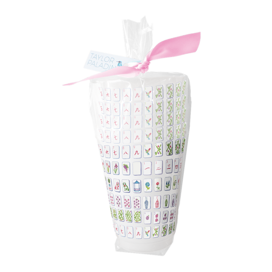 Mahjong Tiles Frosted Cups
