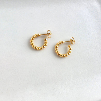 Luxe Bridget Hoops - Gold