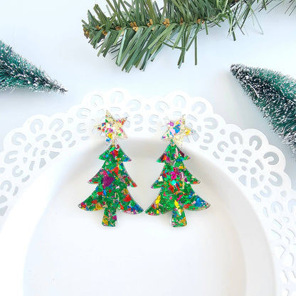 Christmas Tree Earrings