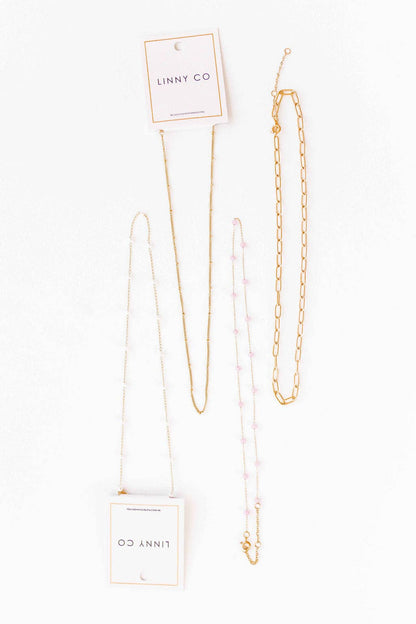 Necklace - Dabney Pink