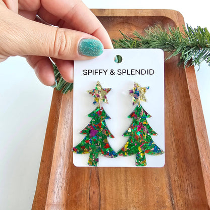 Christmas Tree Earrings