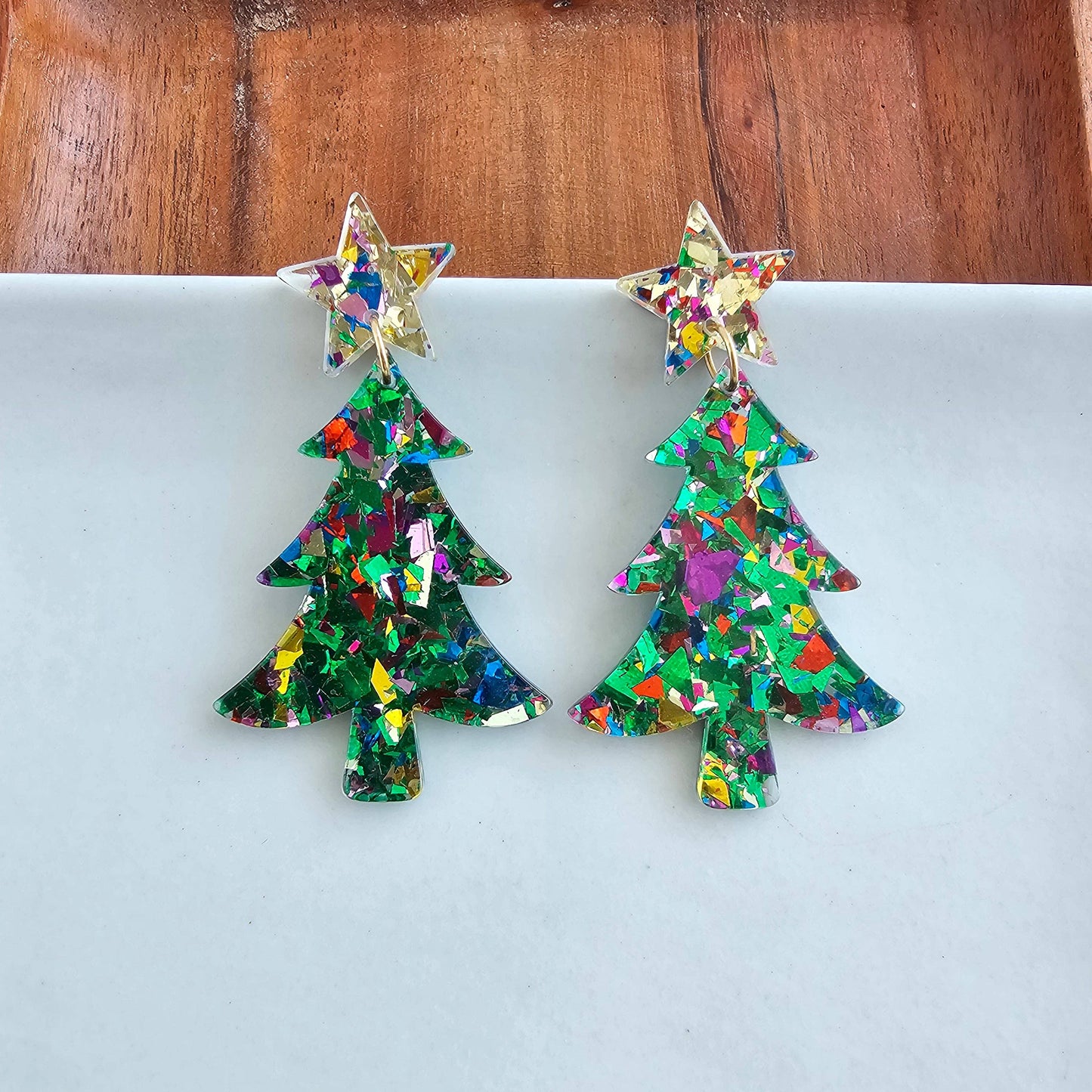 Christmas Tree Earrings