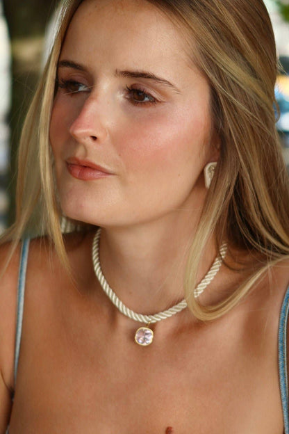 Necklace - Tailyn Rope Ivory