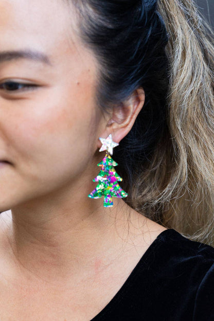 Christmas Tree Earrings