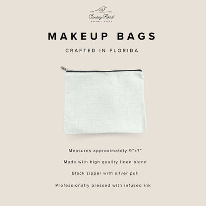 Mahj Queen Tile Makeup Bag Cosmetic