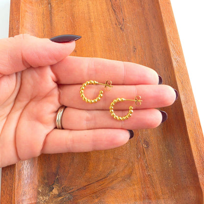Luxe Bridget Hoops - Gold