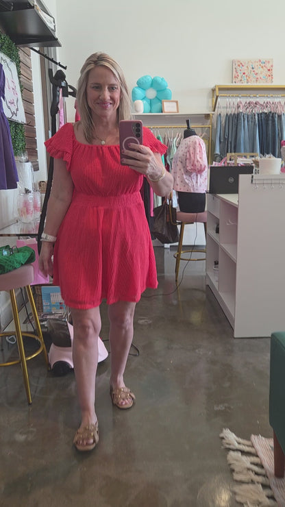 Cabo Off-The-Shoulder Mini Dress