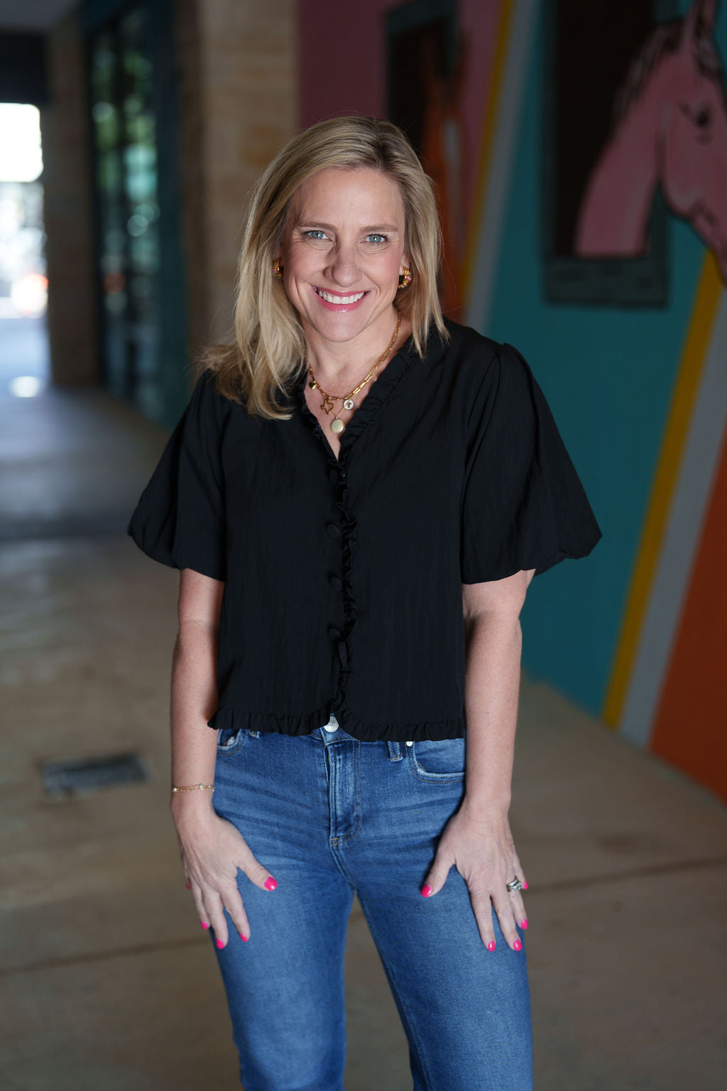 Black All Day Top