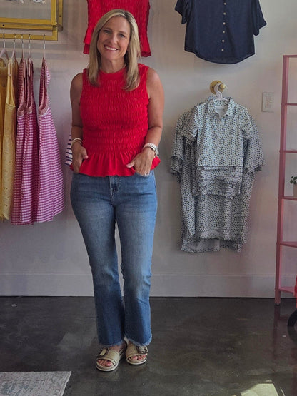 Lady In Red Top
