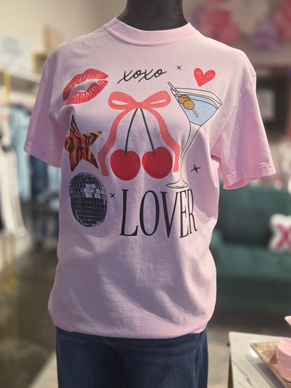 Valentines shirt martini