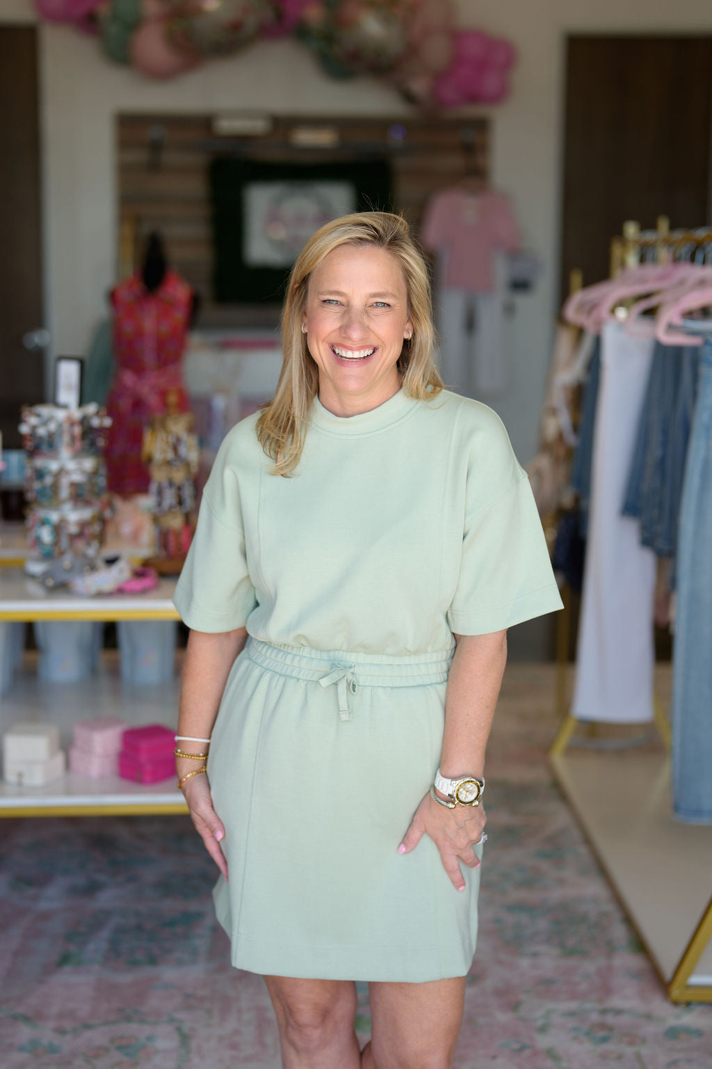 Lifetime Dress-Pistachio