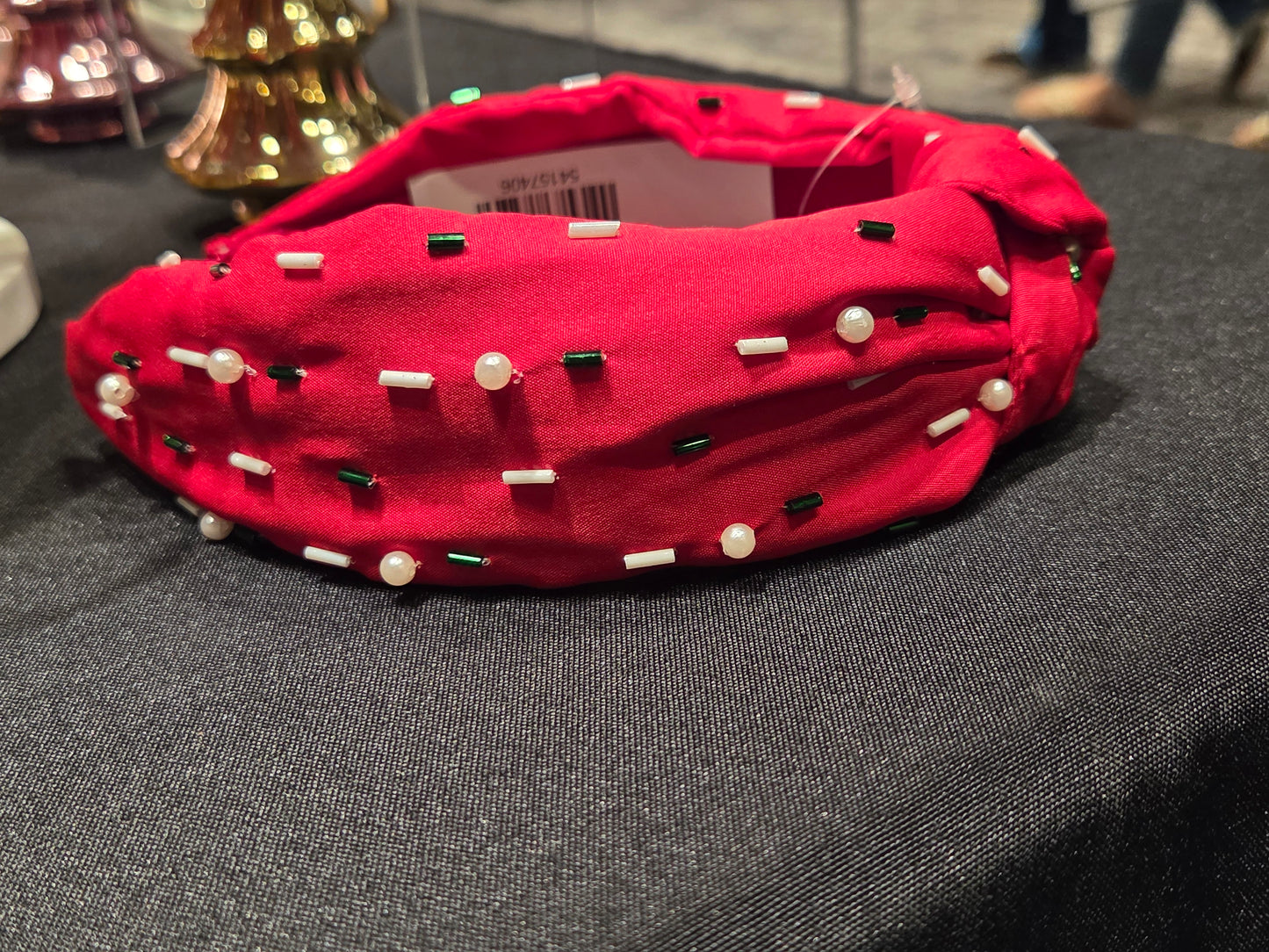 Red Headband with Confetti