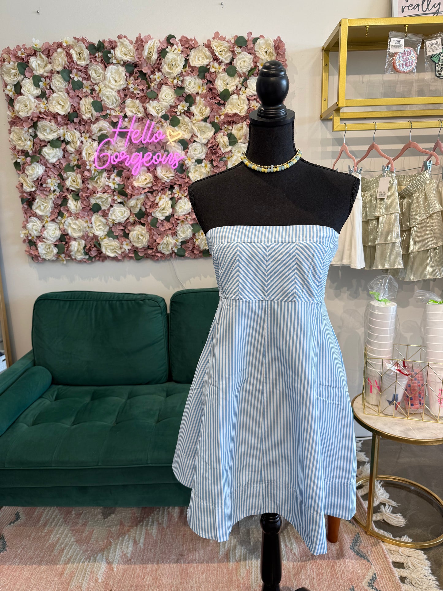 The Braes Strapless Dress