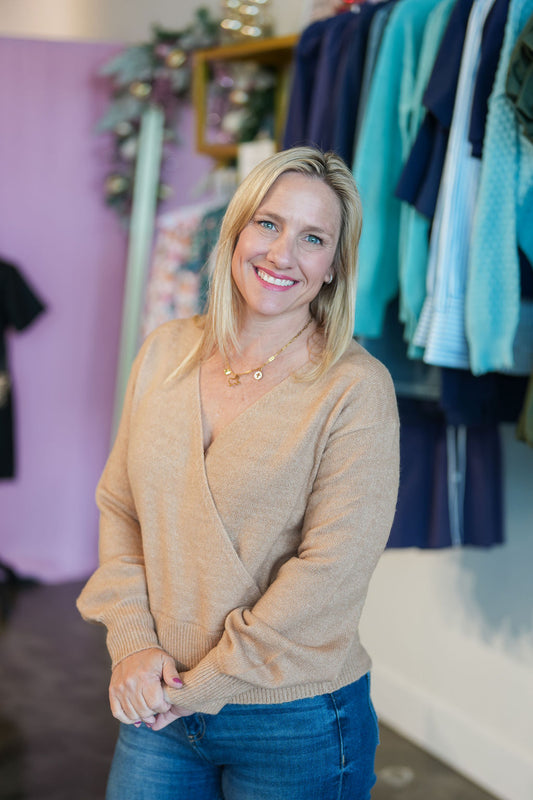 Bella Top-Dark Taupe