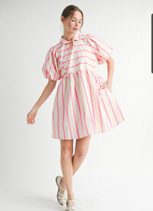 The Look Dress-Pink