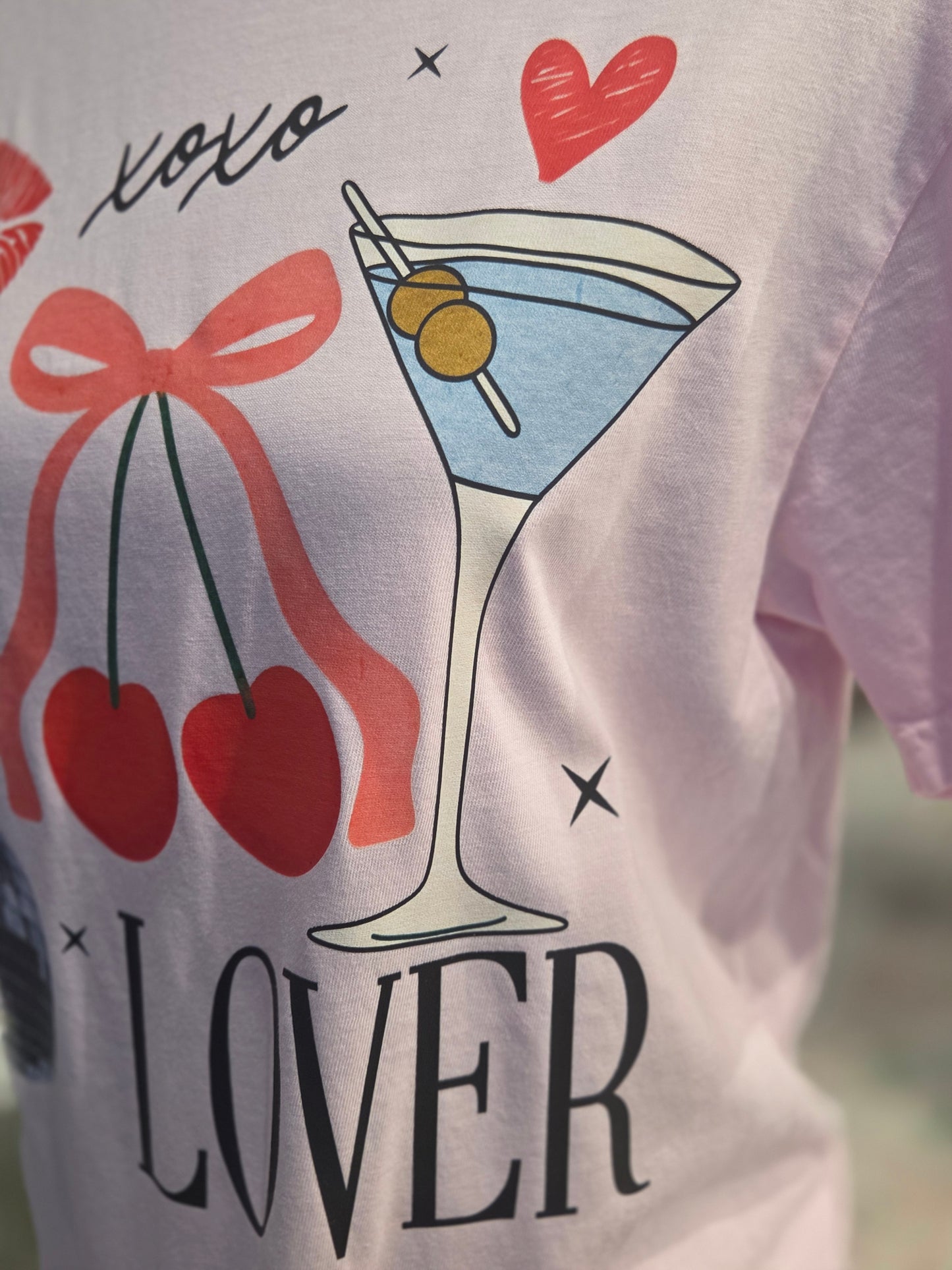 Valentines shirt martini