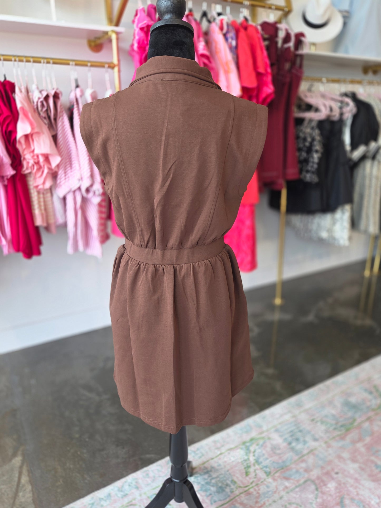 Shaken Espresso Dress