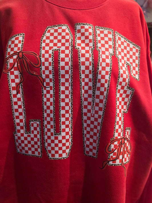 Valentines Sweatshirt Love