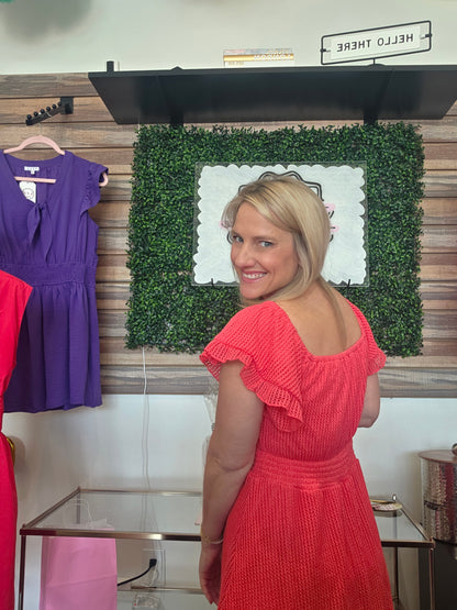 Cabo Off-The-Shoulder Mini Dress