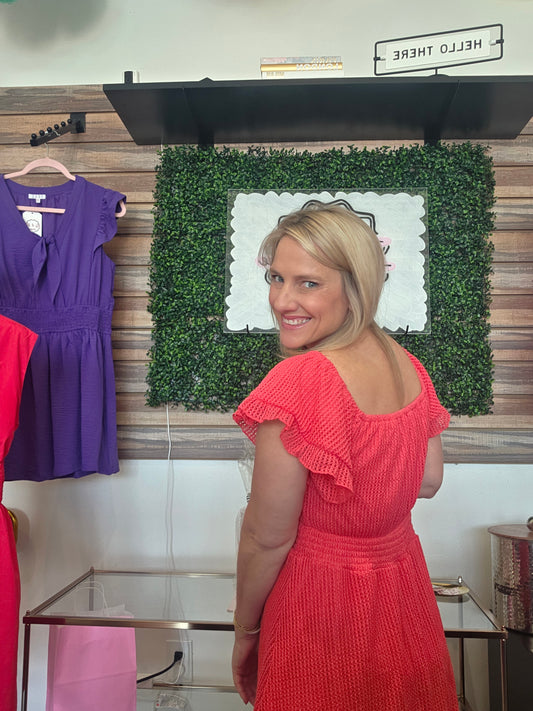 Cabo Off-The-Shoulder Mini Dress