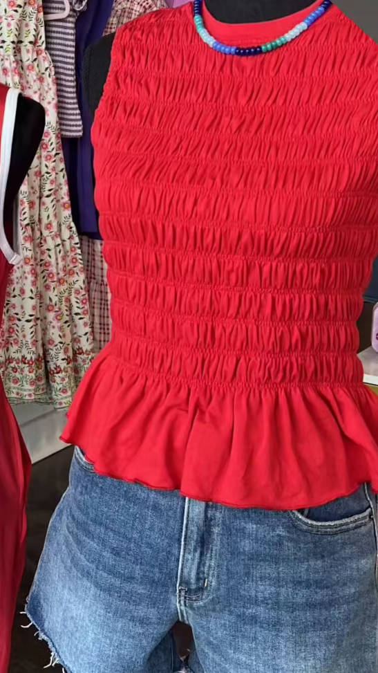 Lady In Red Top