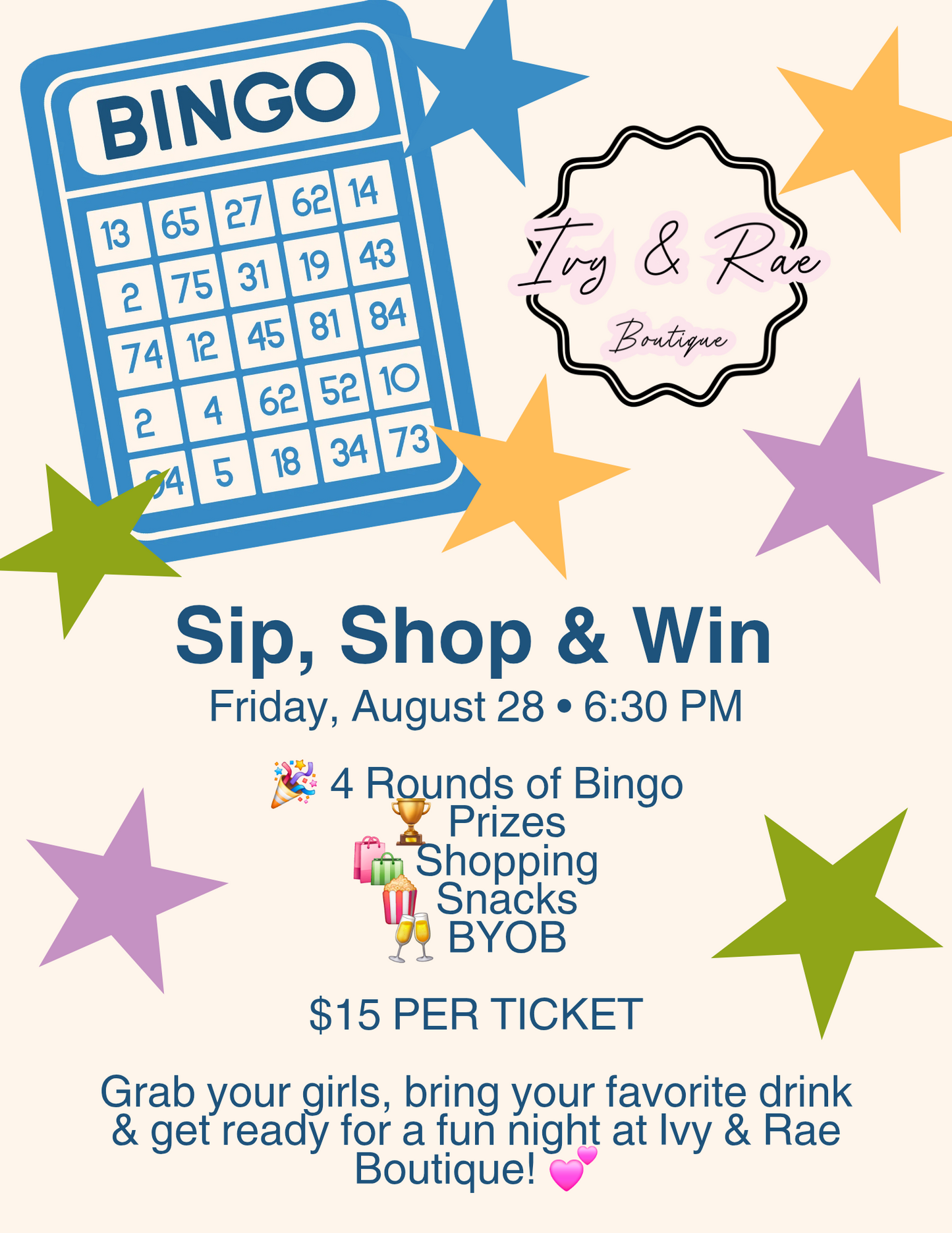 Sip Shop & Bingo