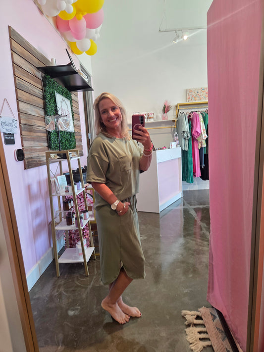 In The Know Skirt Set