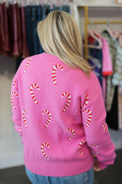 Candy Cane Lane Sweater