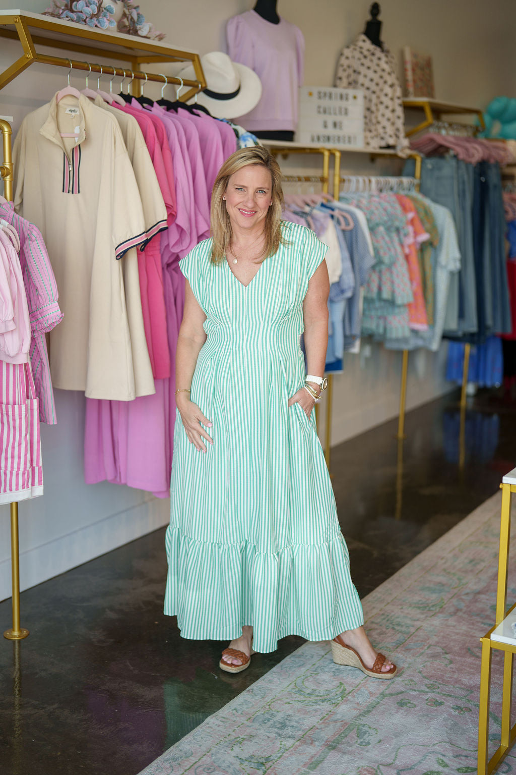 The Dame Stripe Dress