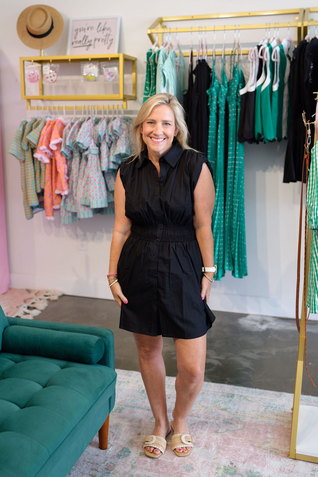 Emeralds Dress - Black