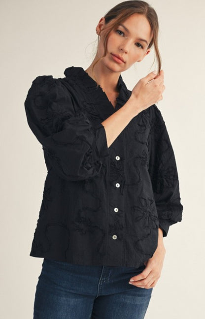 Flowers and Love Top