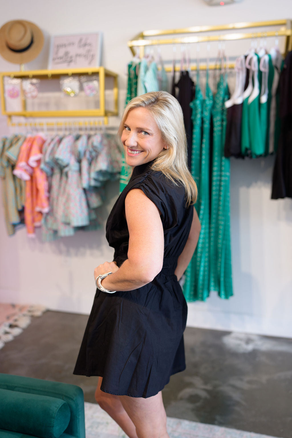 Emeralds Dress - Black