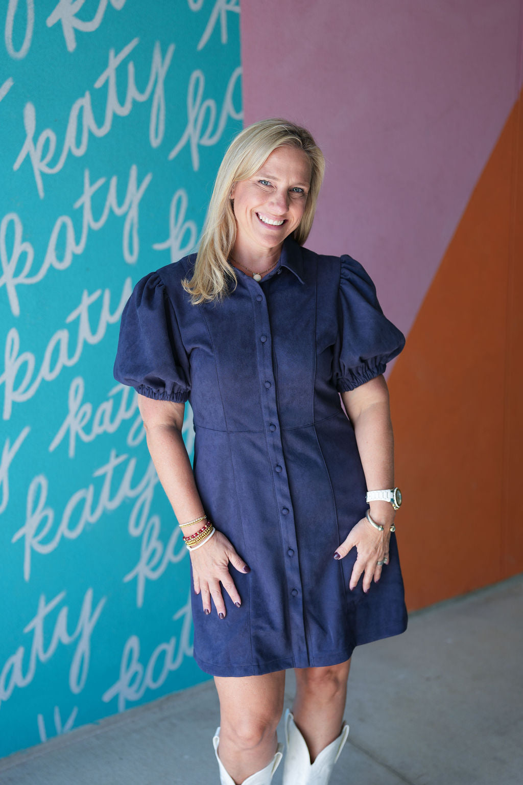 Blue Suede Shoes Dress