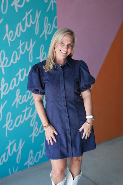 Blue Suede Shoes Dress