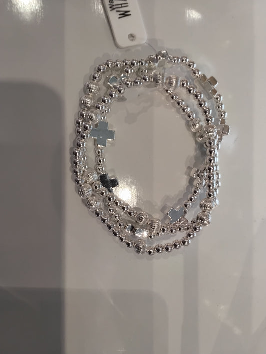 Cross Bracelet Stack