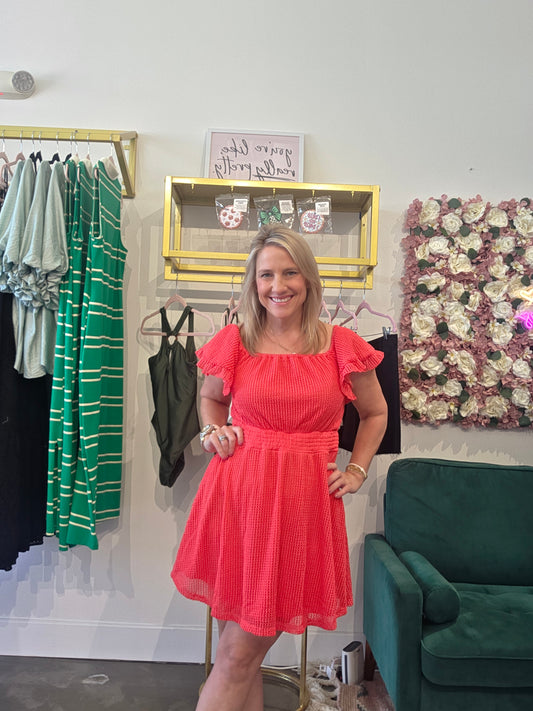 Cabo Off-The-Shoulder Mini Dress