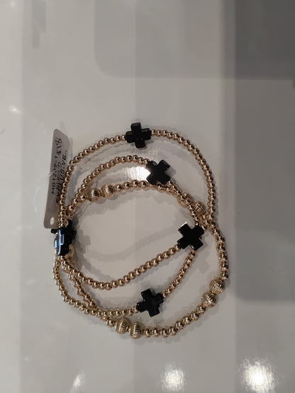 Cross Bracelet Stack