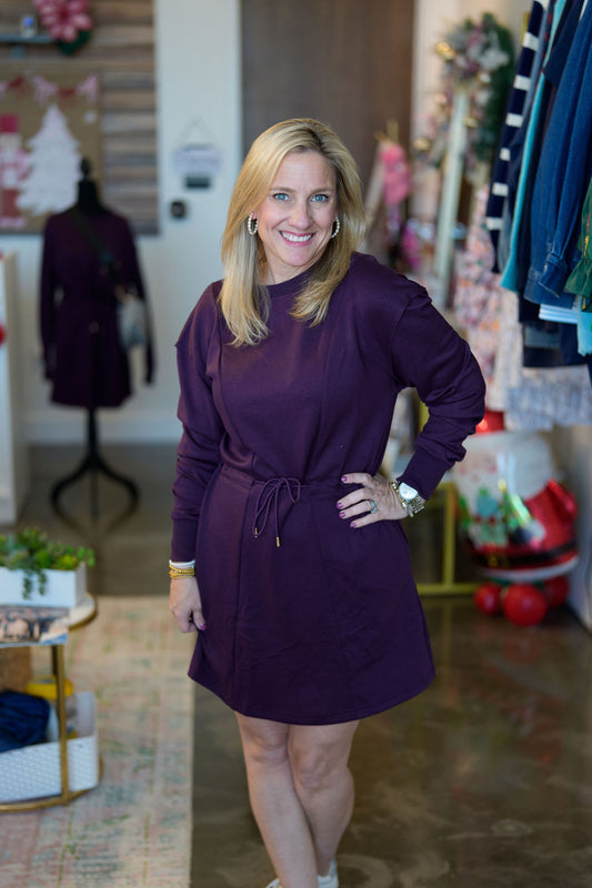 Sporty Plum Dress