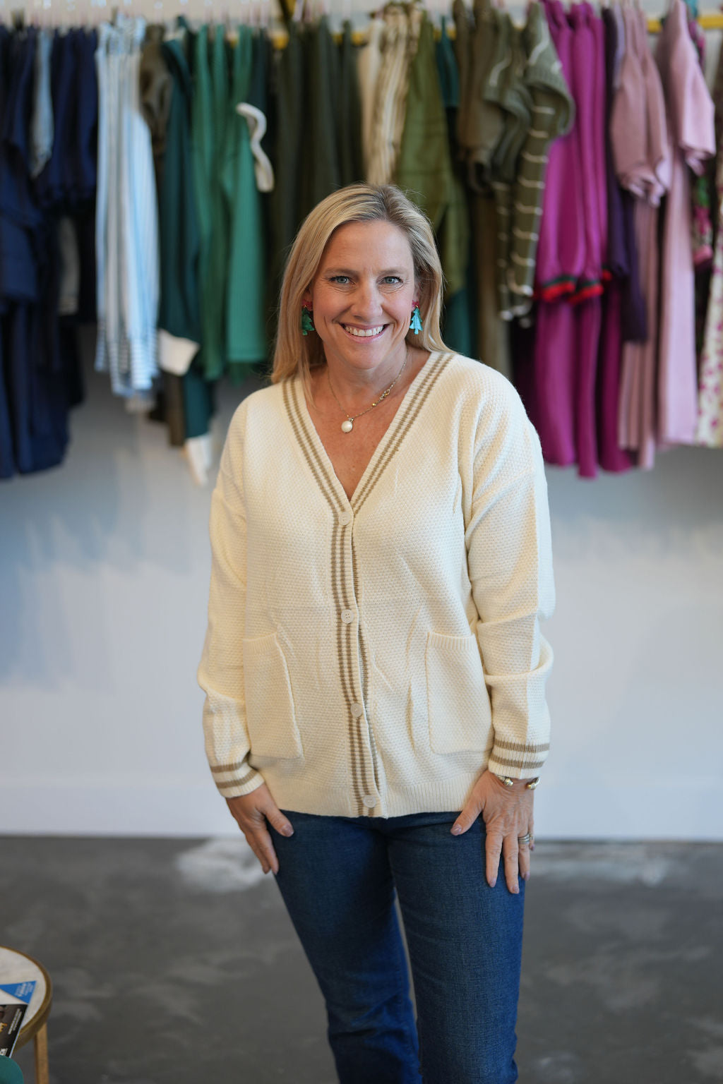 Grace's Go-To Cardi, Ivory