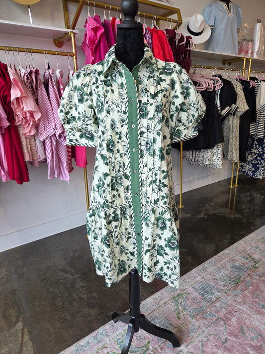Green Gardens Dress